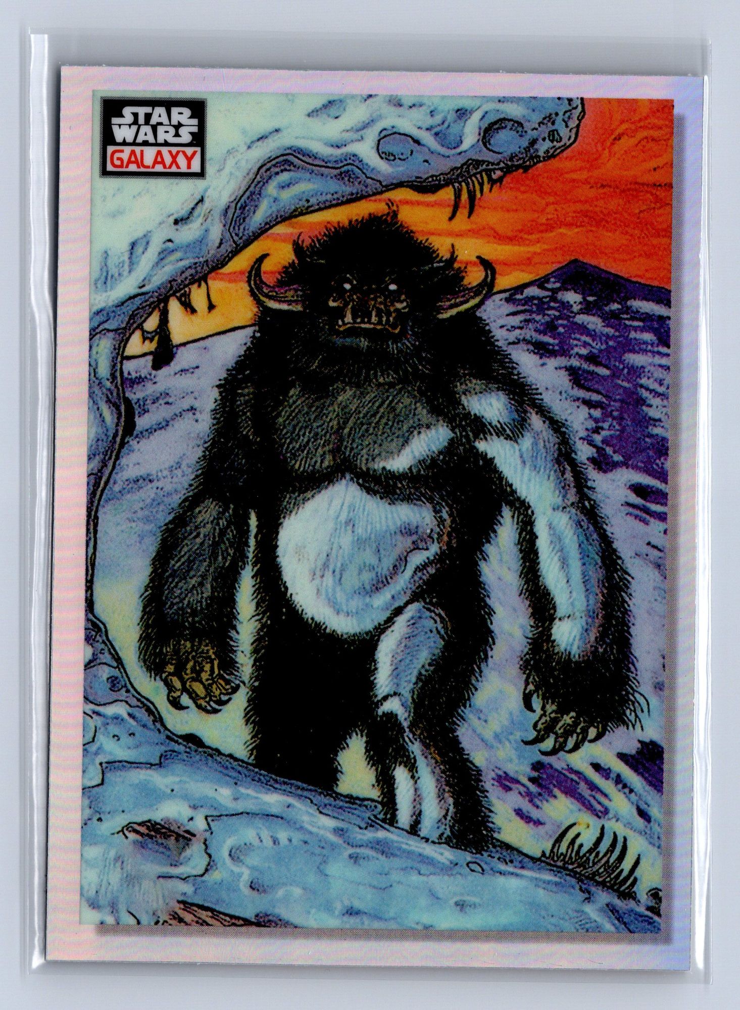 2023 Topps Chrome Star Wars Galaxy Wild Wampa Refractor #9